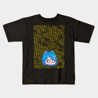 Blue Chibi Kids T-Shirt